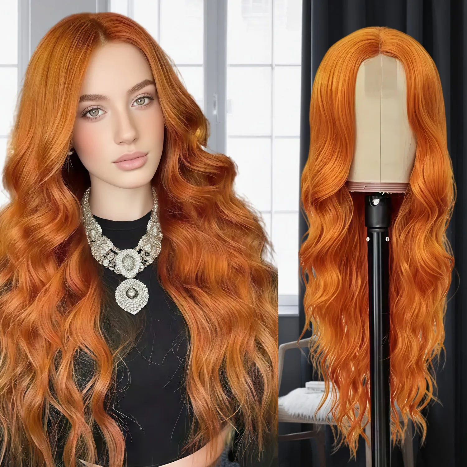 Рисунок 4 - 26-дюймовый синтетический парик спереди