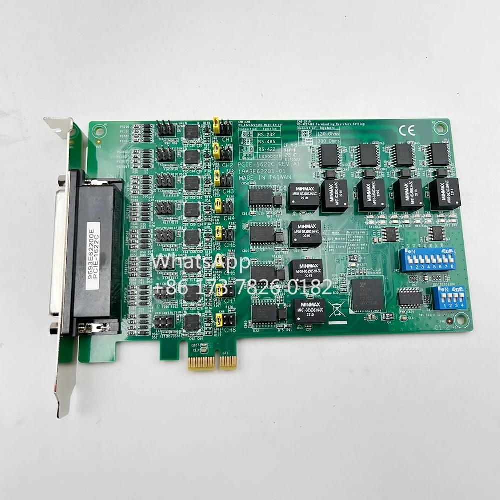 Nowy PCIE-1622C-AE dla Advantech 8-portowa karta komunikacyjna RS-232/422/485 funkcja ochrony izolacji wysokiej jakości szybka wysyłka