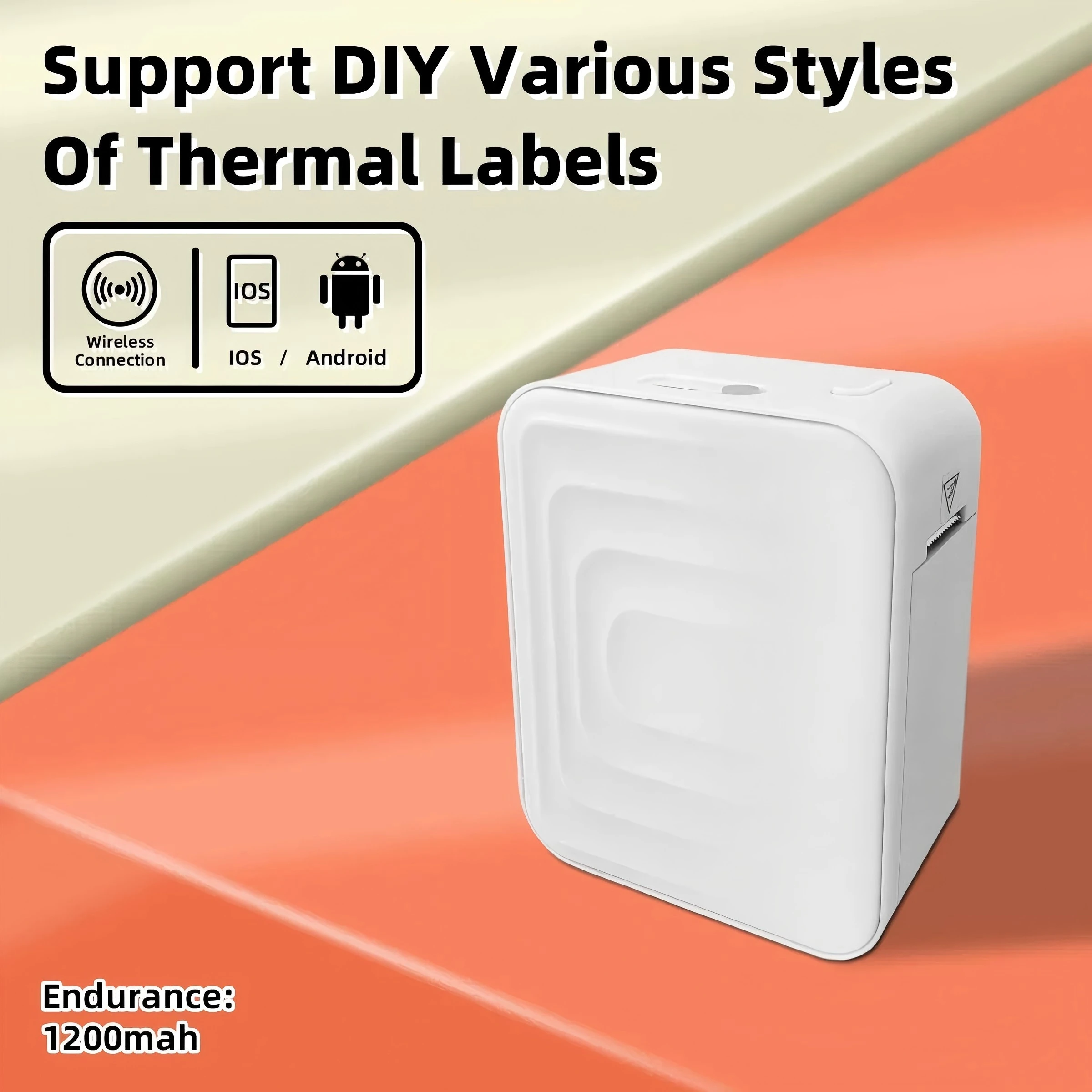 Marklife M1 Printer Termal Portabel Mini Tanpa Tinta Printer Pembuat Label Berperekat untuk Mesin Pelabelan Labeller Stiker