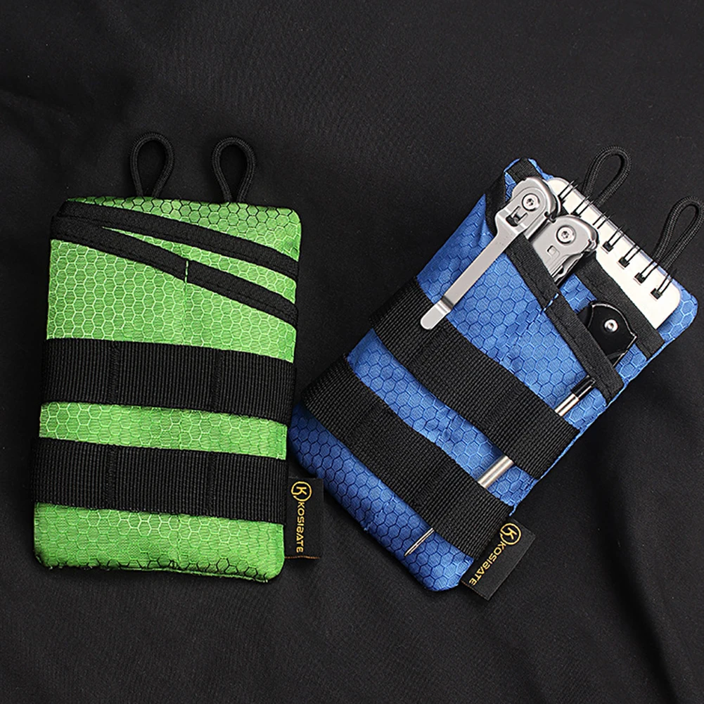 Portable Small Tool Storage EDC Pouch Oxford Lightweight Molle Pouch for Camping Hiking Sports Foldable Wear  Organizer