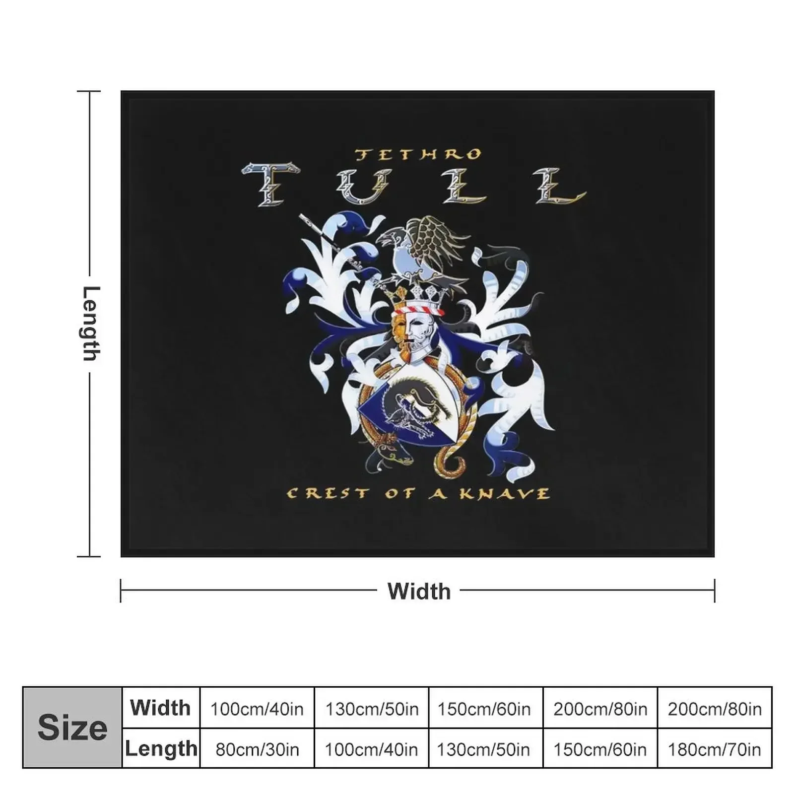 Jethro Tull Throw Blanket wednesday Vintage Blankets