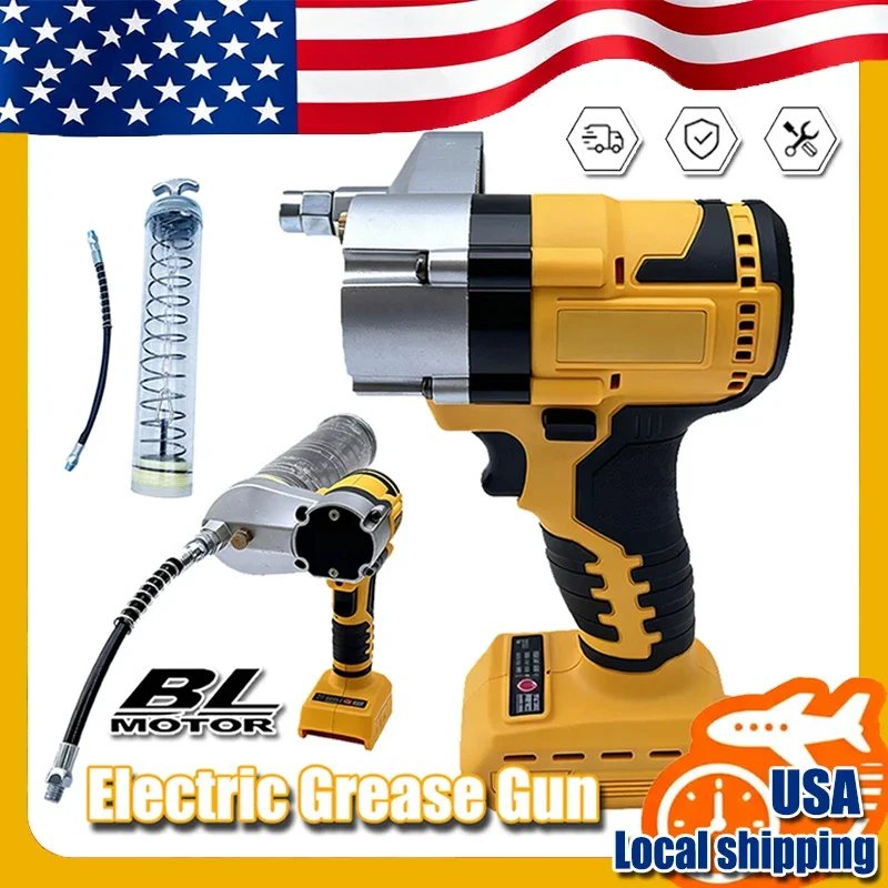 

FIt Dewalt Brushless Electric Grease Gun Wireless Fully Auto High-Pressure Excavator Specific Electric Grease Gun Tools for 18V