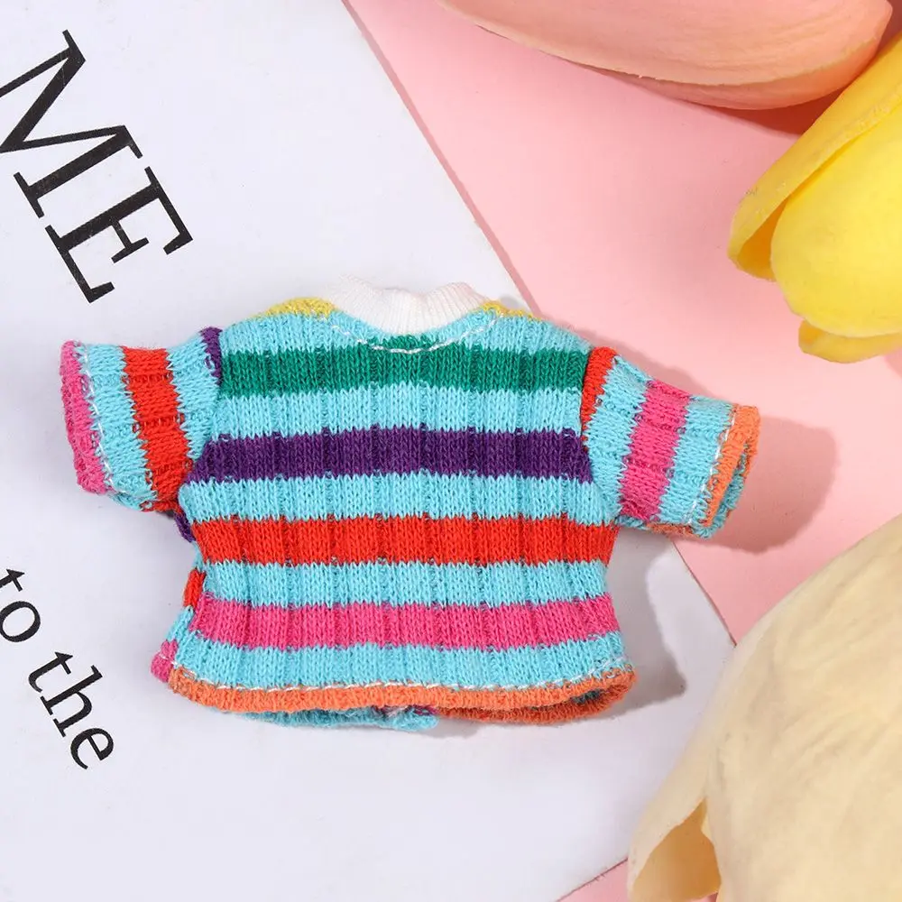 1/12 New BJD Doll Clothes Suits OB11 Doll T-shirt 1/11 Doll Panties Doll Cotton Socks DIY Doll Clothes Accessories