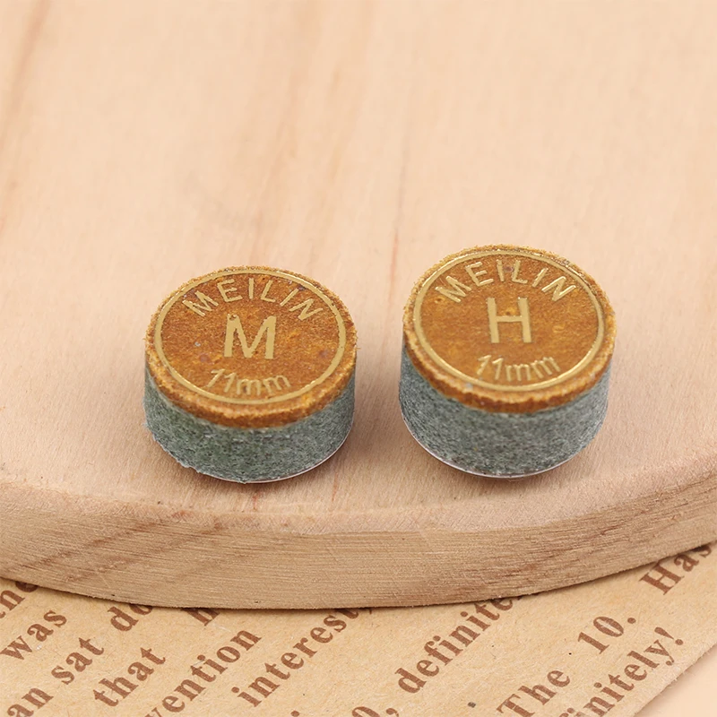 1 Pc 11mm Japanese Multi-Ply Heads Black Gold Professional Fancy Nine-Ball Cue Head Snooker Billiard Heads Hard Soft Heads