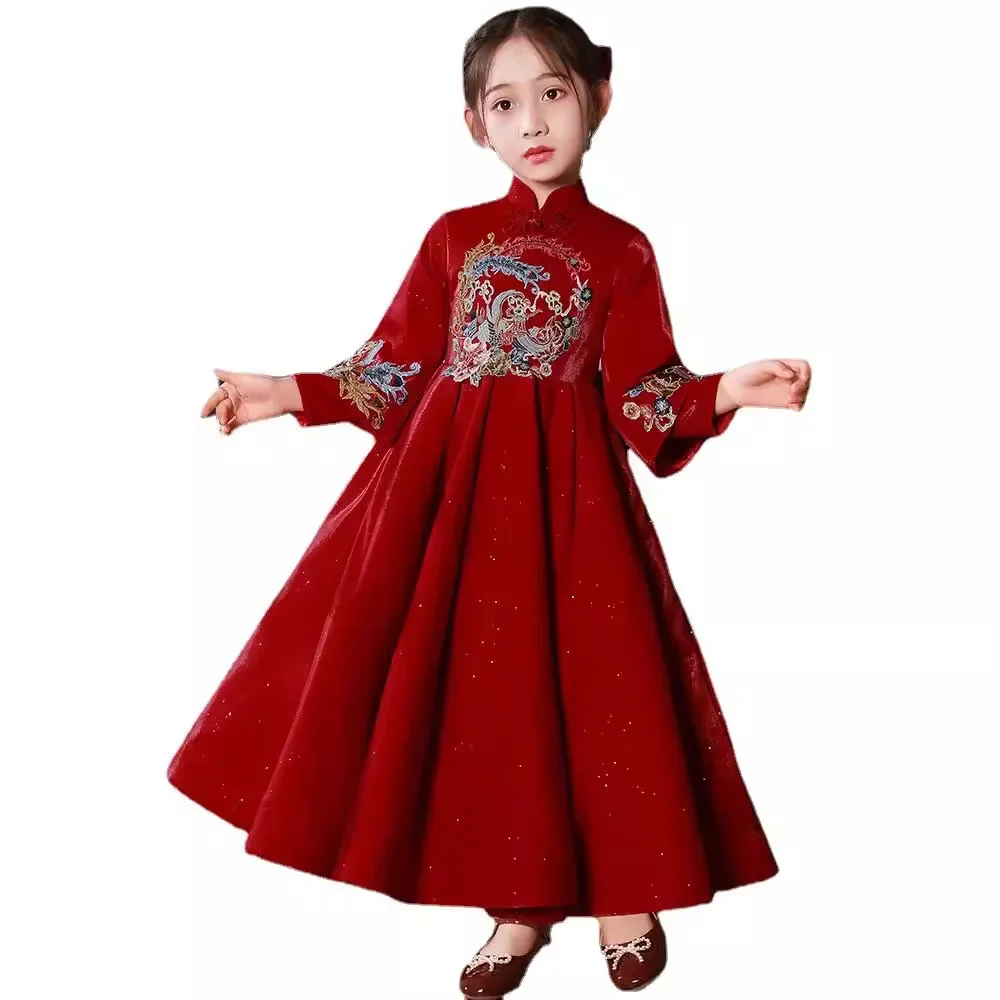 Children Clothes Girl Dress for Wedding Children's Dresses for Elegant Girls Dresses 2 to 8 Years Junina Party Dress Baby Kid