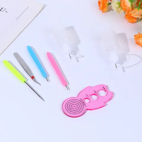 7pcs In 1 Diy Paper Quilling Tools Kit Durable Craft Set For Beginners Teachers Handmade Art Projects Home School