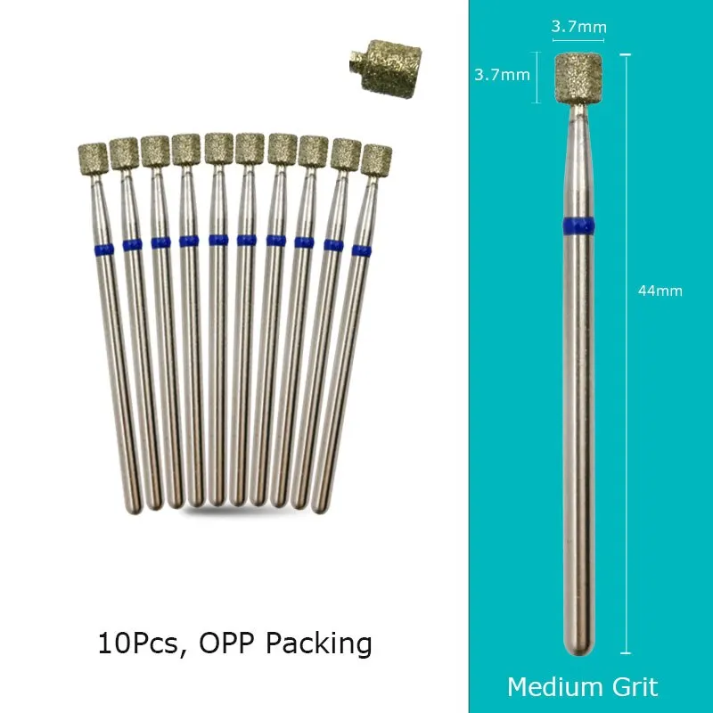 HYTOOS Barrel Russian Diamond Nail Drill Bit Manicure Cuticle Burr Electric Drills Accessories Supplier