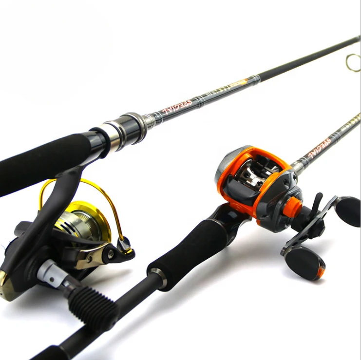 

2.1m New Design 2 Section Spinning Fishing Rods Fishing Rod with Reel Complete Set