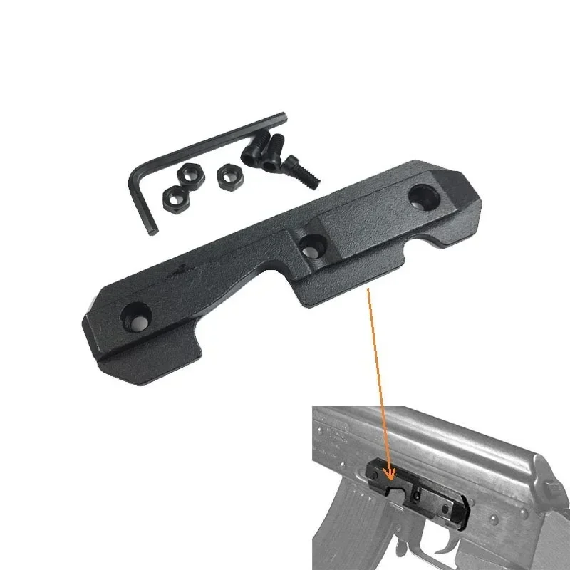 AK47 Steel Dovetail Side Plate Rail Scope Mount For Milled Stamped Receivers Accepts AK/Saiga Side Mounts Hunting Accessories