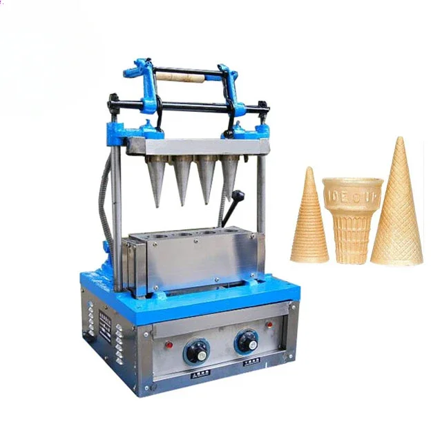 Commercial Waffle Cone Maker Ice Cream Cone Making Machine DST-4