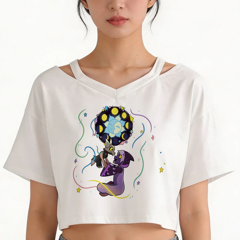 the Owl House crop top shoujo harajuku jojifuku clearance sales korean fashion party t shirt clearance sales harajuku manga