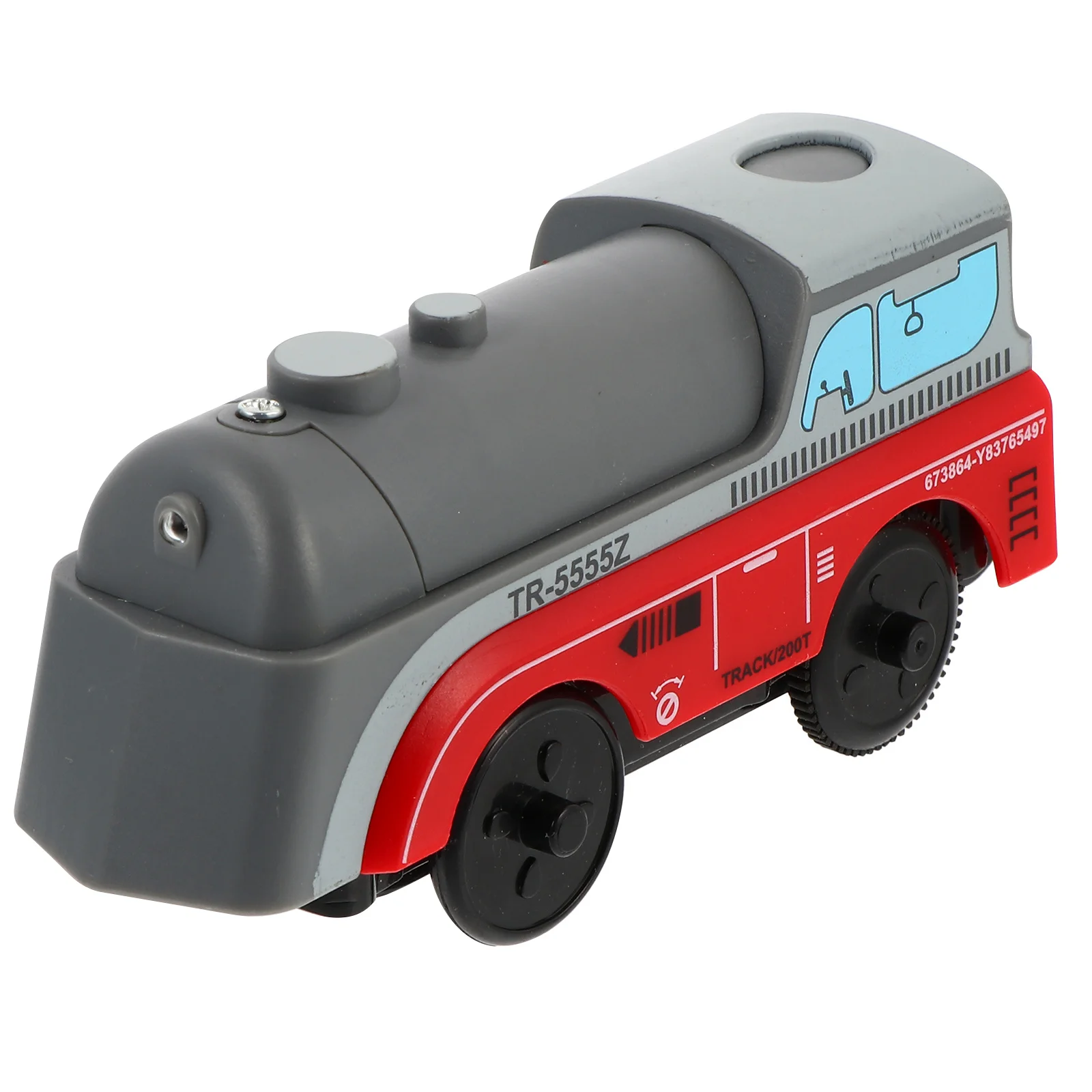 Vaguelly 1pc Magnetic Locomotive Toy Train Set for Kids Alloy Electric Red Connectable Magnetic Car Plaything