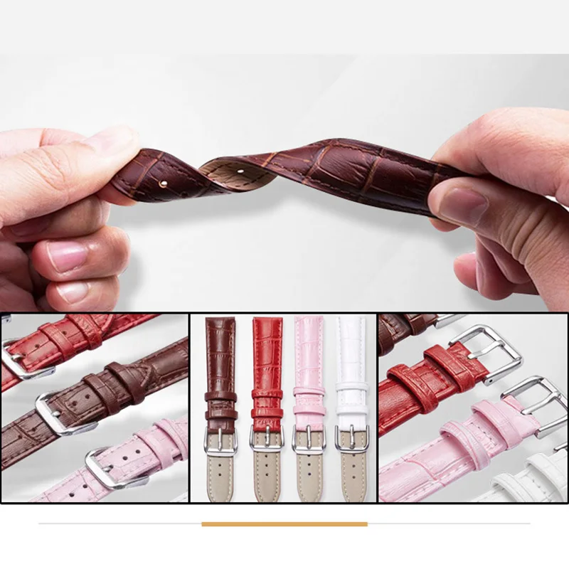 For Xiaomi MI Watch Color Strap Genuine Leather Band 22mm Watch Strap Bracelet Watchband Wristband For MI Watch Color 2 Sport