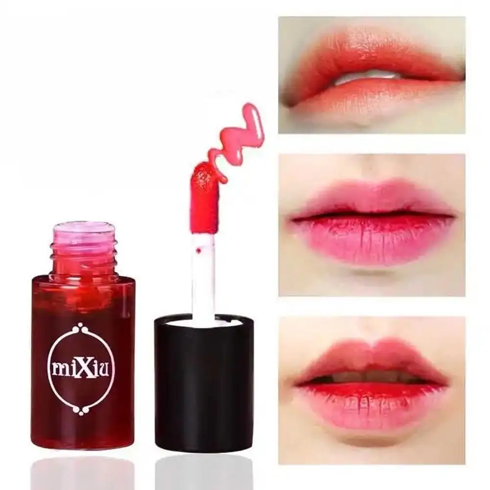 Long Lasting Glaze Tint Matte Lip Gloss Juice Stain Velvet Liquid Lipstick Waterproof Non-stick Cup Cosmetic Makeup