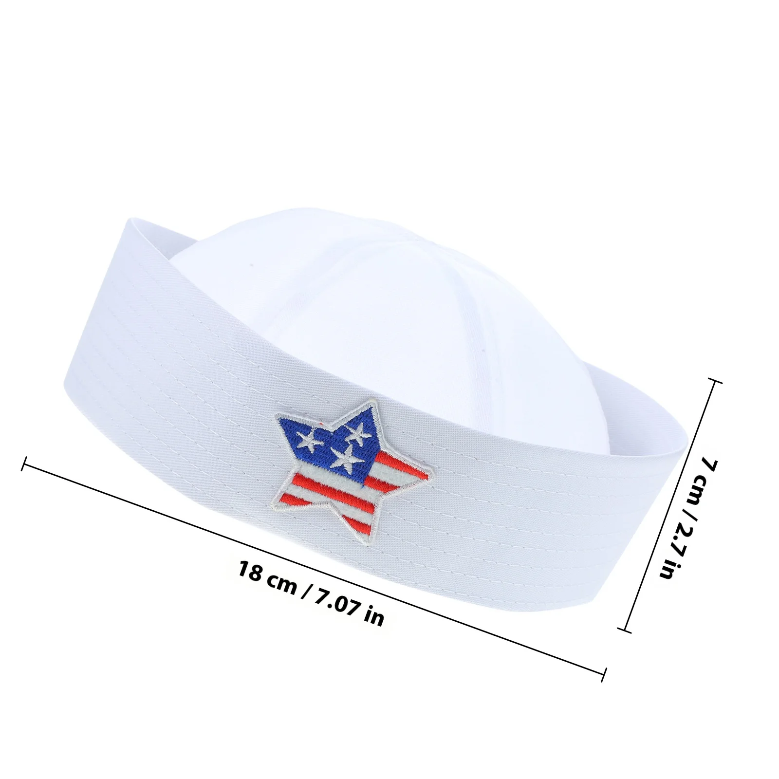 Water Sailor Captain Hat Delicate Polyester Boat Hat for Men Women Party Cosplay Fashionable Stylish Costume Sailor Hats