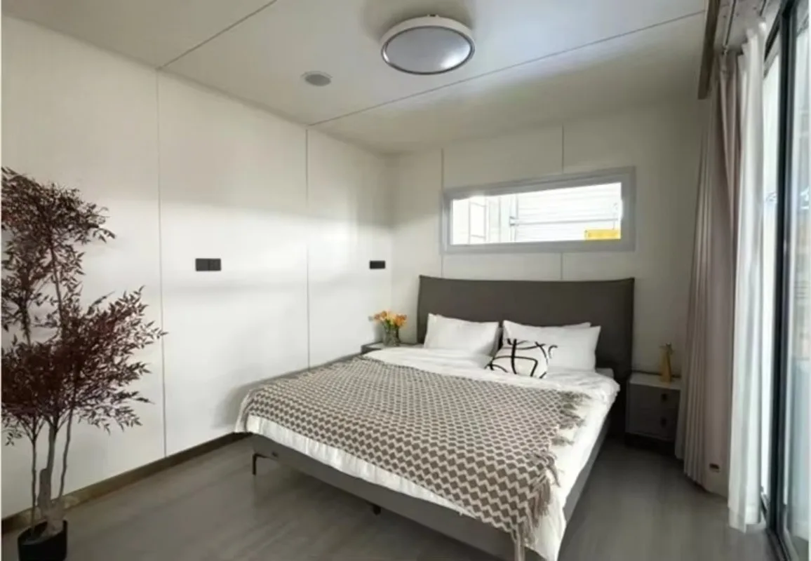 Collective Accommodation Foldable Expandable House Multiple Units Connected Unified Layout Large Capacity Prefab Building