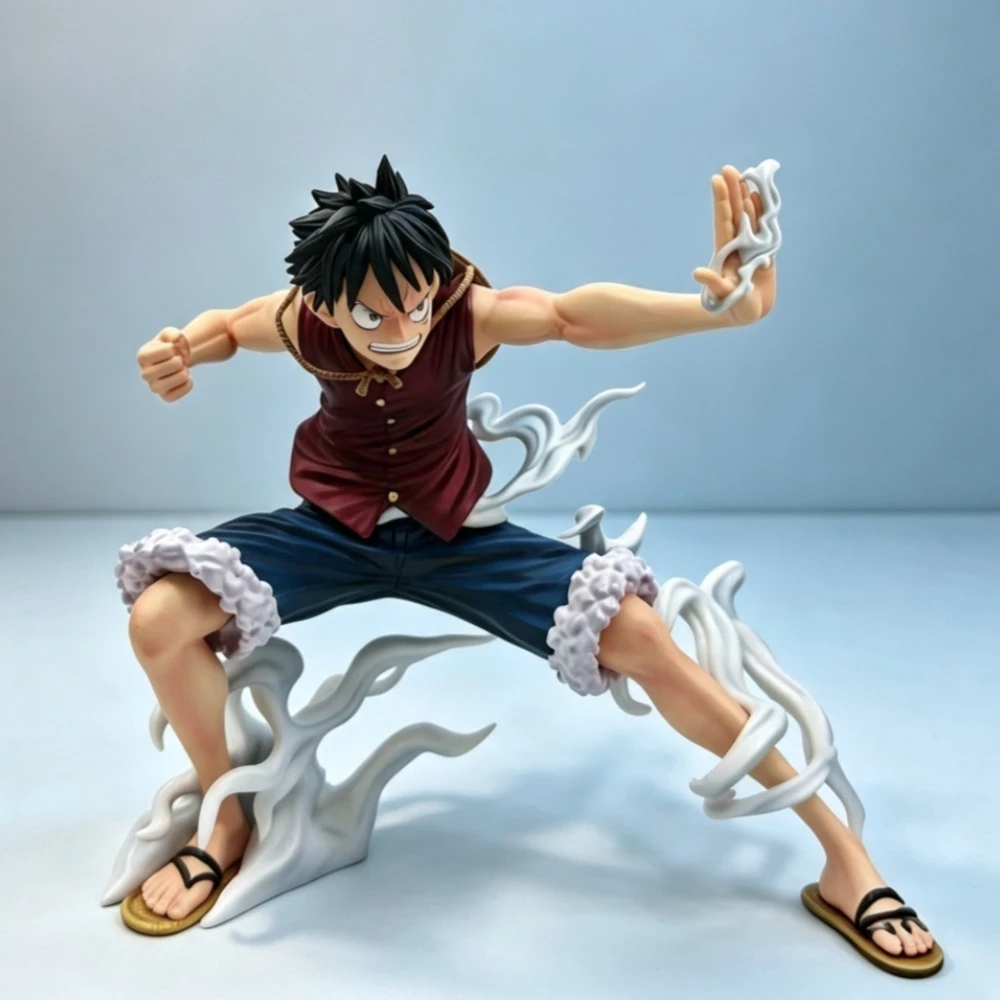 16cm/6.3in Anime One Piece Figure Luffy Action Figures Pvc Statue Desktop Ornamen Collection Model Toys Gifts