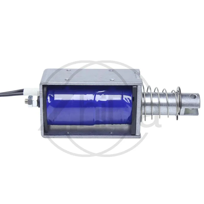 DC12V Push‑Pull Solenoid Electromagnet 74N Impact Pull Force Linear Coil
