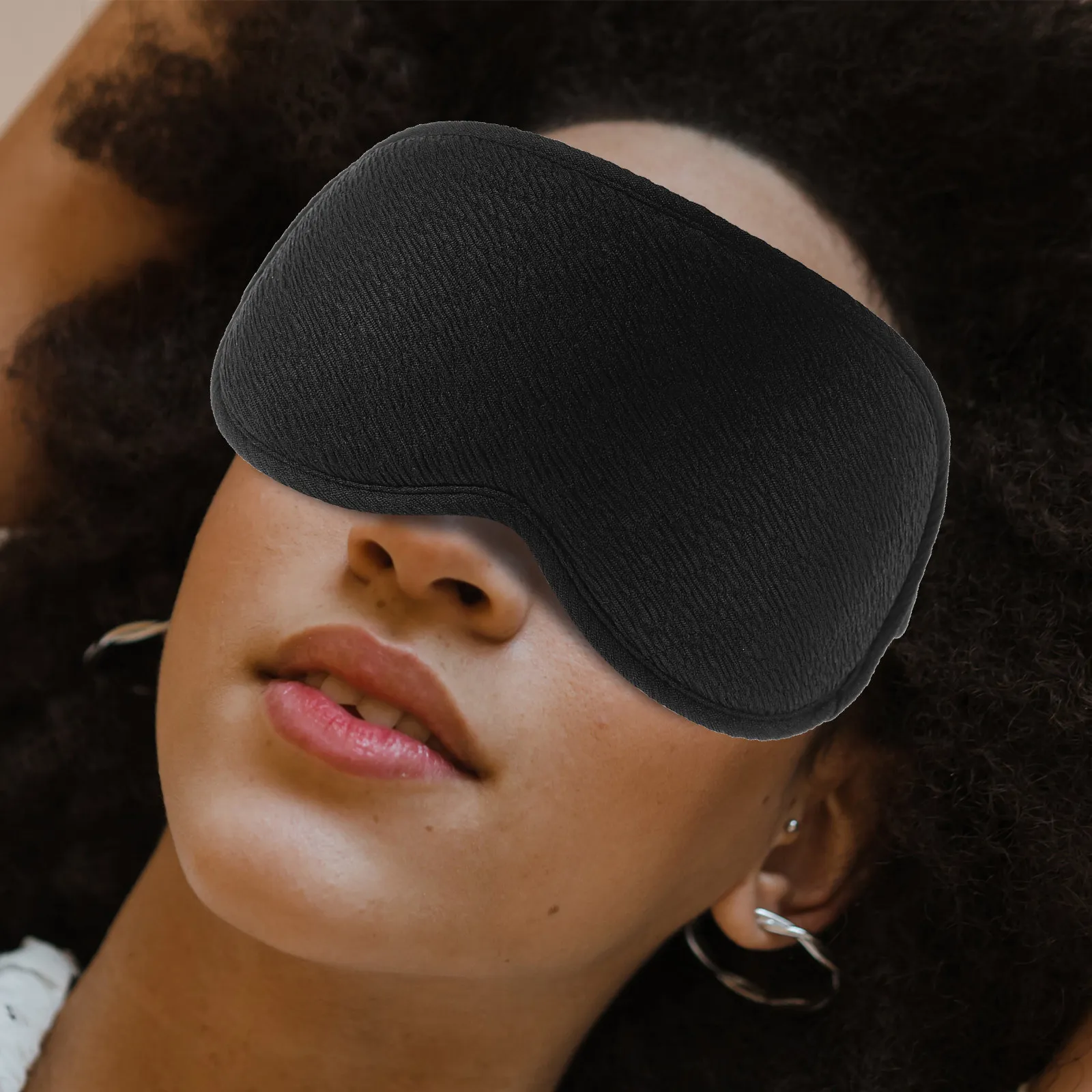 

Mask Large Coverage Breathable Sponge Eye Cover Block Light Portable for Women Teen Night Sleeping Eye Shade