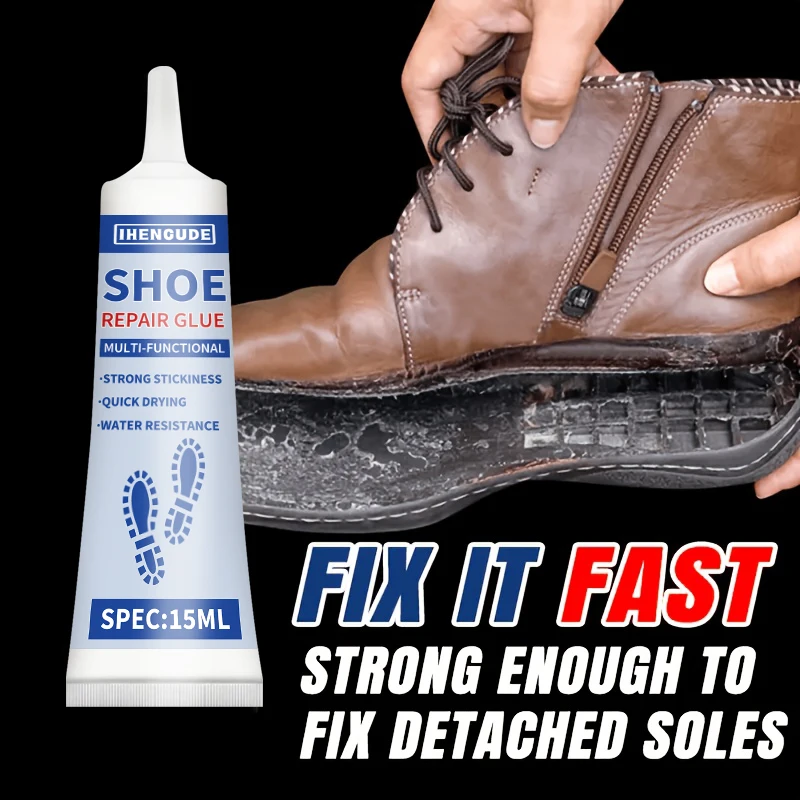 Universal Shoe Repair Glue - Multi-Purpose Home Repair Glue - Shoe Sole Repair Glue - Furniture Seal Repair - Strong Adhesive Suitable for All Types of Sports Shoes and Boots