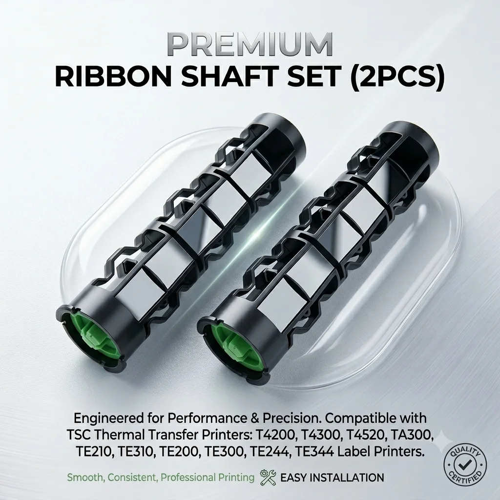 2PCS Ribbon Shaft for TSC 4T200 4T300 4T520 TA300 TE210 TE310 TE200 TE300 TE244 TE344 Label Printer