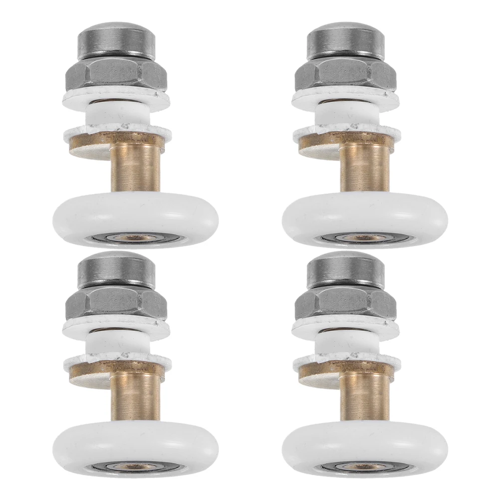 

4 Pcs Shower Room Pulley Bathroom Roller Eccentric Wheel Sliding Screen Door Rollers 25mm Diameter Glass Hardware Fitting