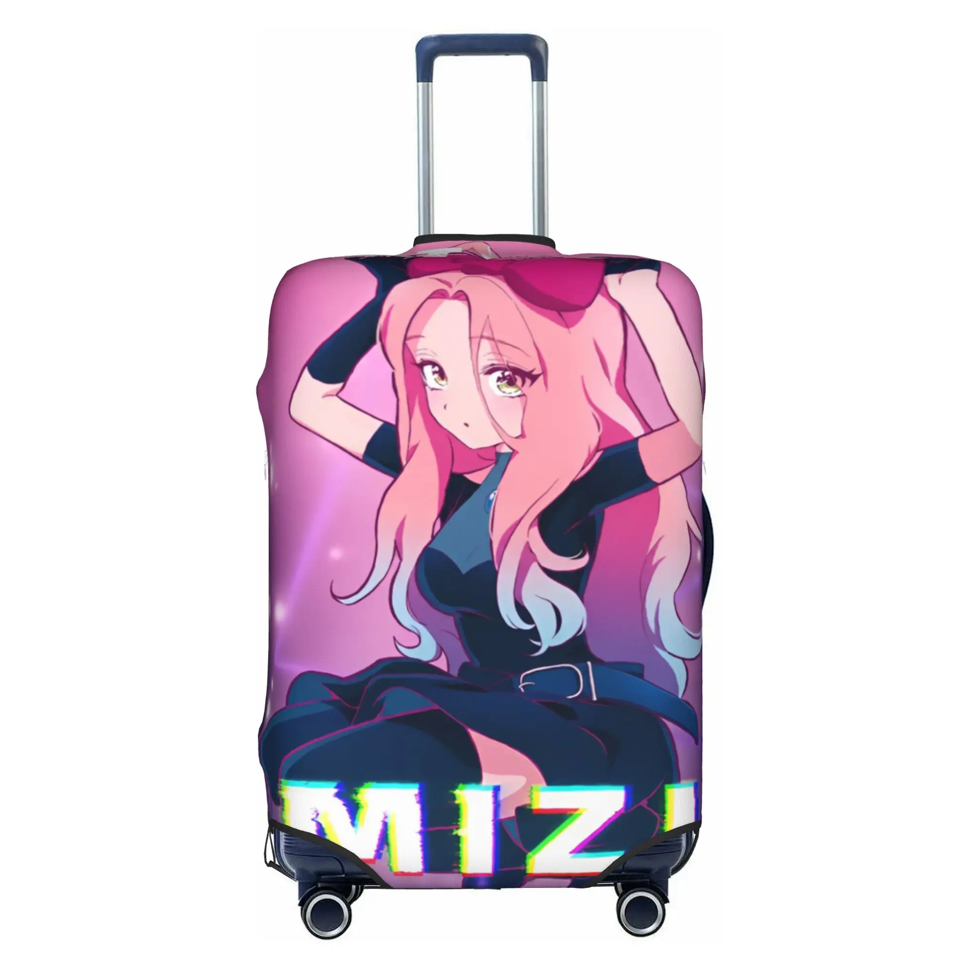 Custom Aliens Stages Travel Luggage Cover Elastic Dystopian Music Web Series Suitcase Cover Protector Fit 18-32 Inch