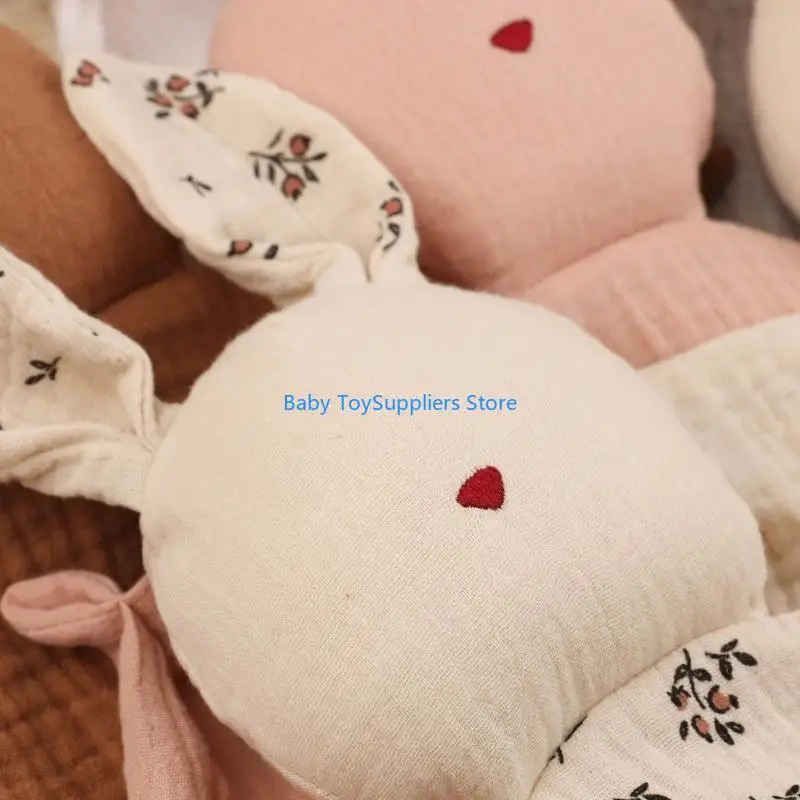 

R1WF Comforter одеяло Симпатичное кролик успокаивает полотенце для малышей для новорожденных, дышащее защитное одеяло, полотенце