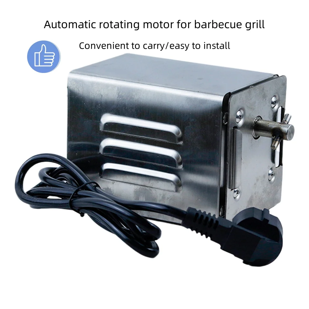 

BBQ-128M barbecue grill automatic rotating motor 30~50KG 80~100KG 140~160KG outdoor stainless steel electric barbecue tool