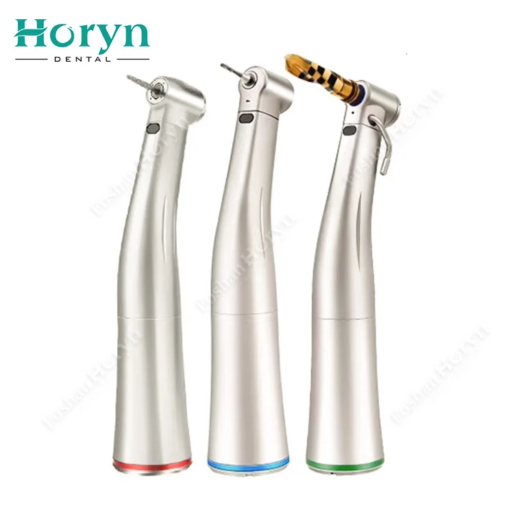 Horyn den tal imp lant Low Speed Handpiece Red Ring 1:5 Increasing Speed Fiber Optical Contra Angle X95L  Handpiece