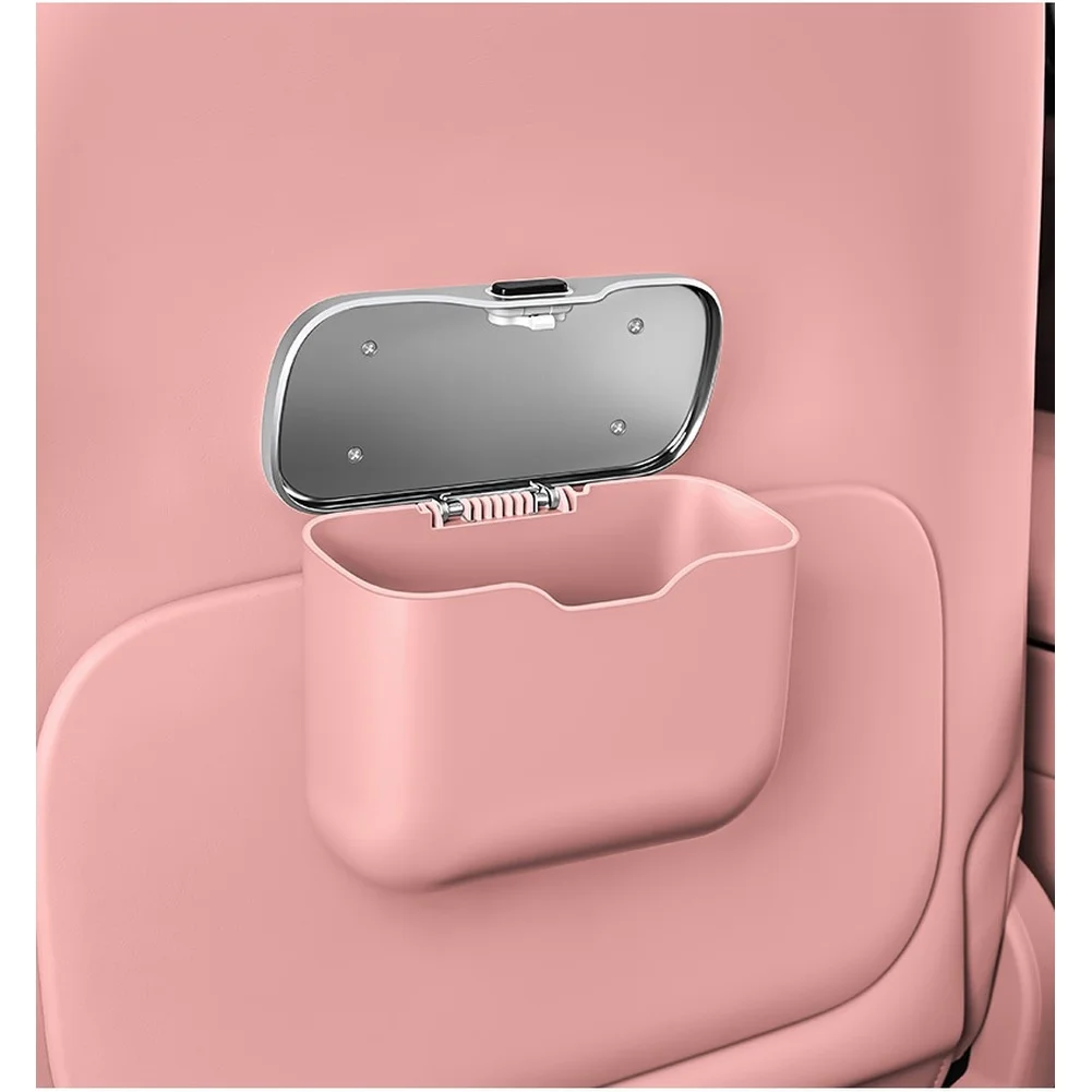 16x13x7,5 cm Tragbare Auto Mülleimer Lagerung Papierkorb Müll ABS Schwarz Orange Beige Grau Rosa auto Lagerung Bin Zubehör