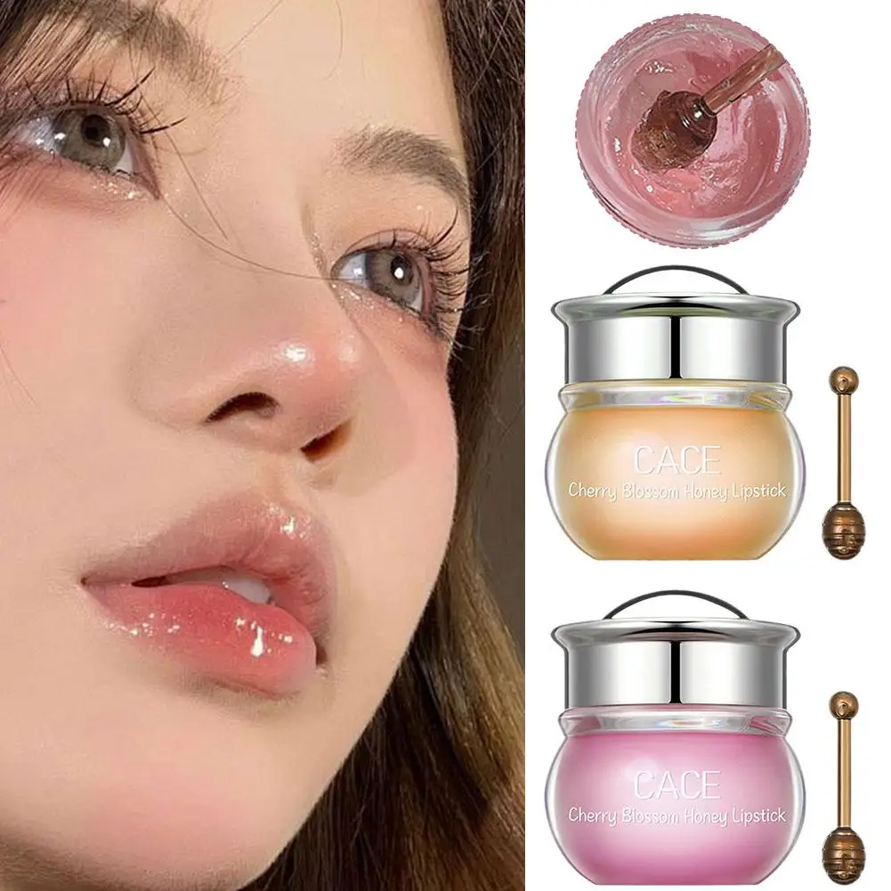 Honey Lipbalm Moisturizing Lip Reduce Cracked Anti-cracking Repair Lip Sleep Nourish Hydrated Lip Membrane P5s1