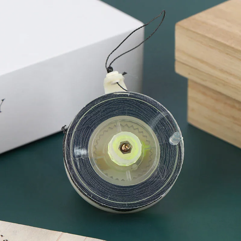 

1Pc Perimeter Alarm Trip Wire Reusable Reel Camping Perimeter Alarm Trip Wire Alarm Weatherproof Early Warning Security System