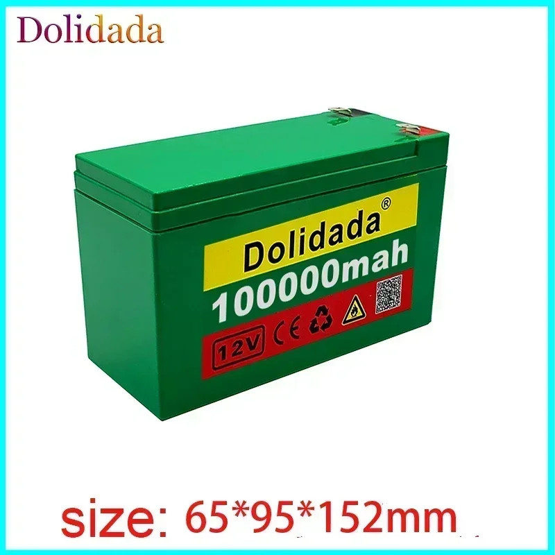 New 12V 3s7p Lithium Ion Battery100Ah Is Suitable for Outdoor Lighting of Agricultural Sprayer Sound Reserve Battery+ Charger