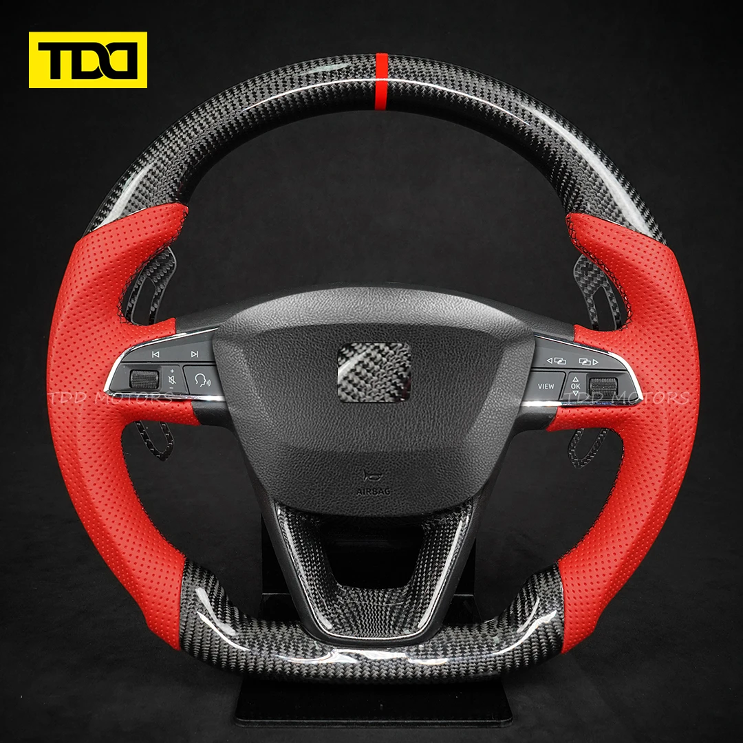 

TDD Motors Real Carbon Fiber Aluminum Alloy Magnetic Paddle Shifters Fit For Seat Leon Cupra Formentor Leon ST Audi B8 B8.5