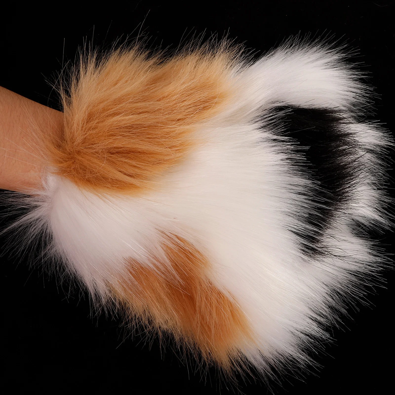 1Pair Plush Furry Cat Claw Gloves Faux Fur Fox Paws Lolita Cute Animal Cosplay Costume Carnival Party Masquerade Animal Prop NEW