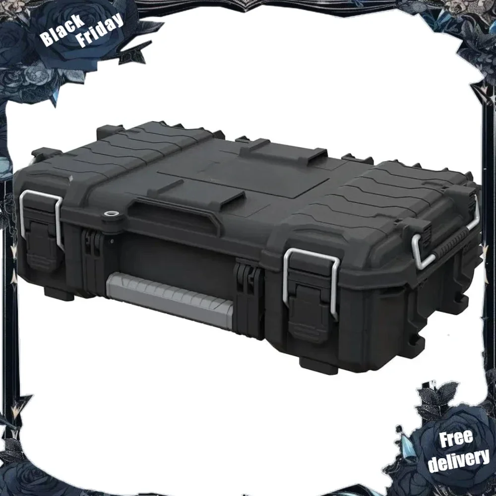 ROC Pro Gear Heavy Duty Tool Storage Power Tool Case Black/Grey