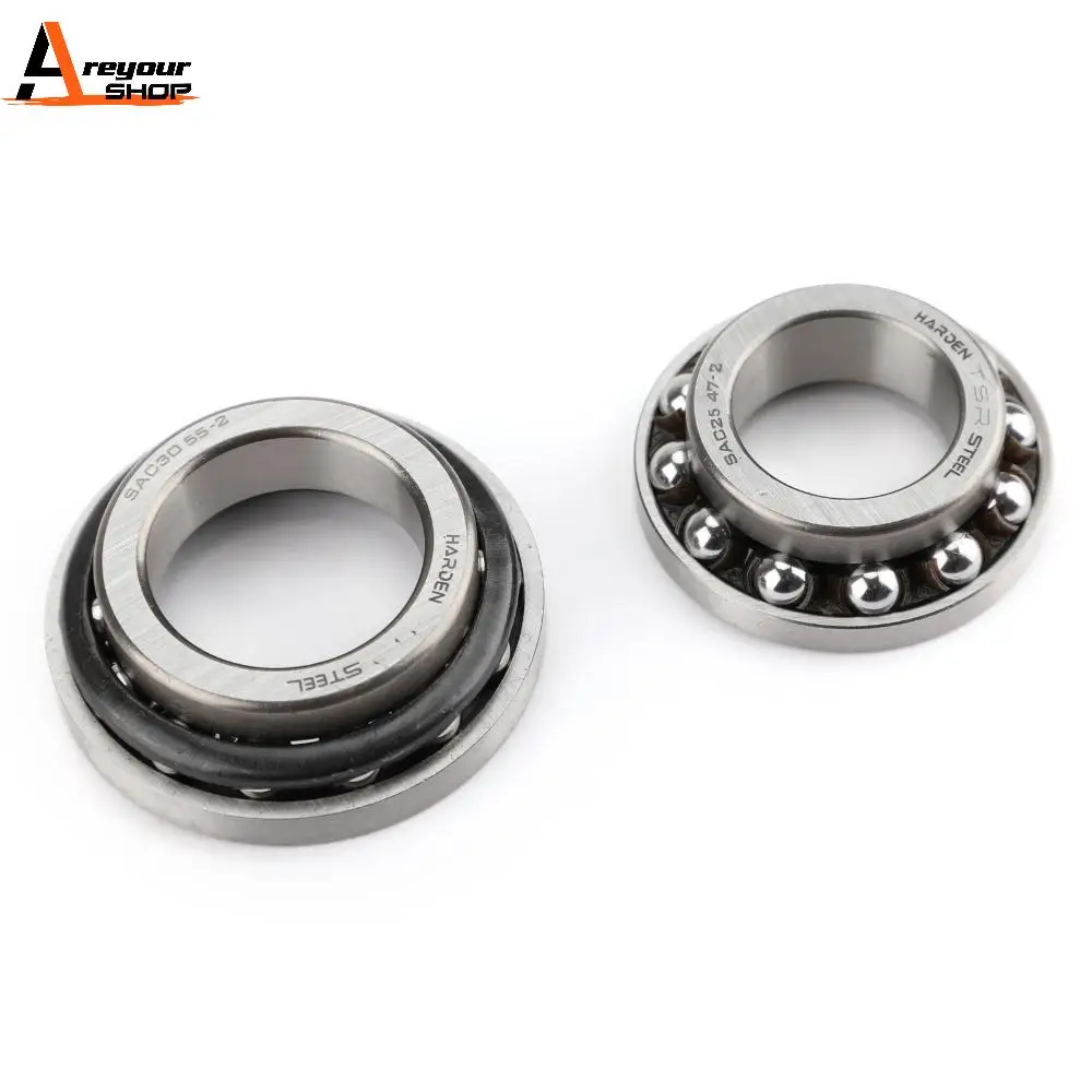 Areyourshop Motorcycle Universal Steering Stem Bearing Seal Kit for Yamaha FZ07 FZ-07 FZ09 MT 03 07 XVS 650 MotorAccessories