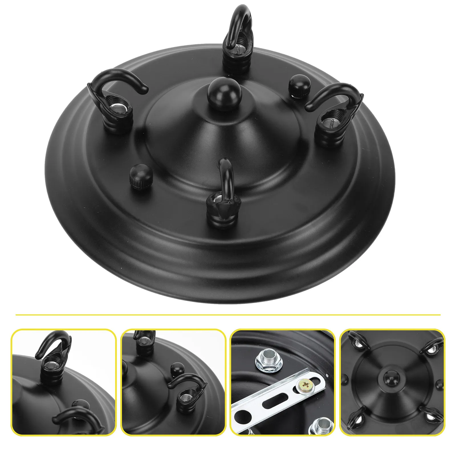 

1 шт. потолочный крючок-держатель для лампы, крепление для светильника для дома, офиса, отеля, прочный, изящный, подвесной светильник-держатель