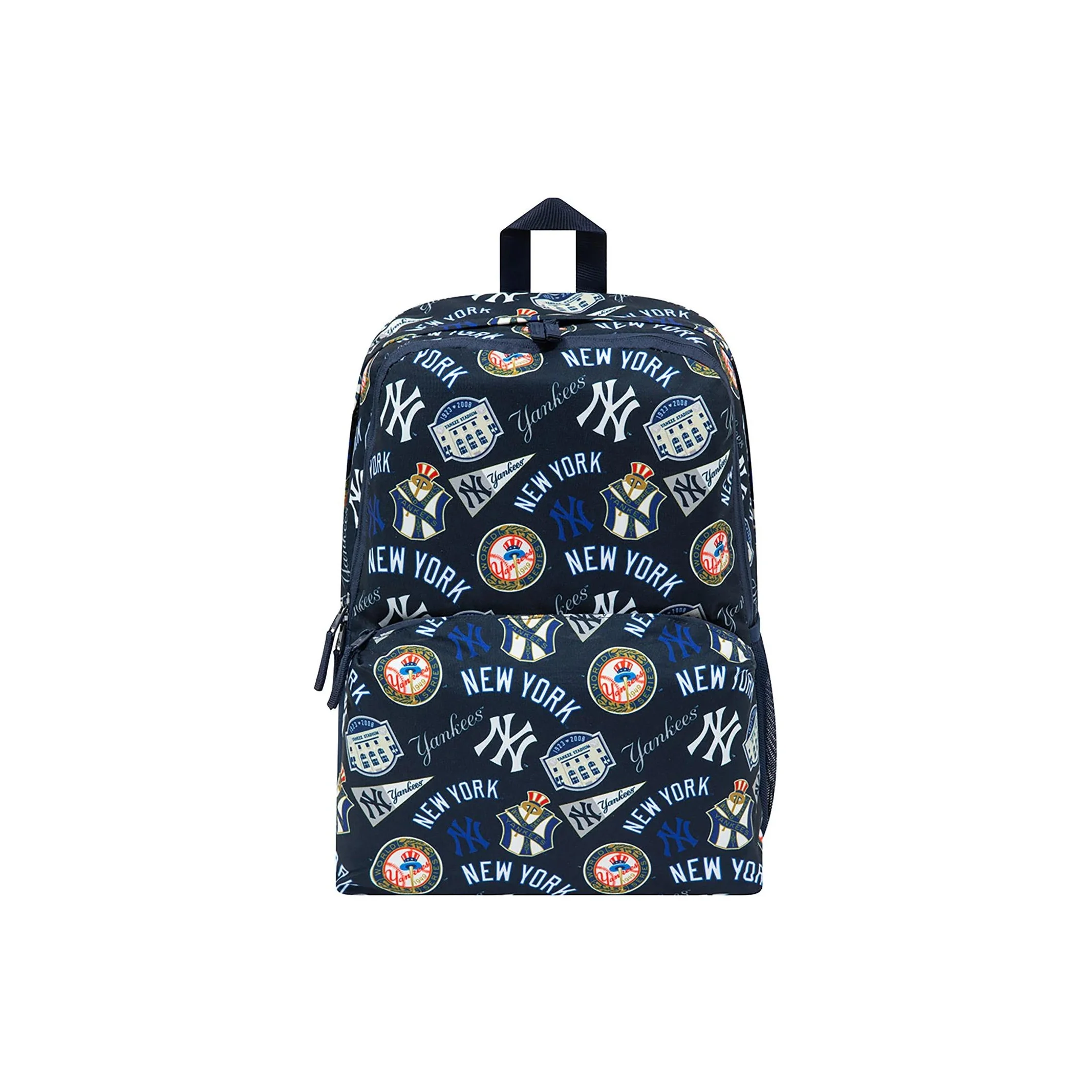 Sac à dos en polyester New Era, modèle classique unisexe, bleu foncé