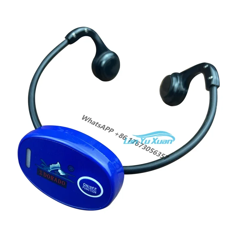 2 Units Swimming Training Aquatic Swimmer Bone Conduction Headphone Transmitter Walkie Talkie Microphone