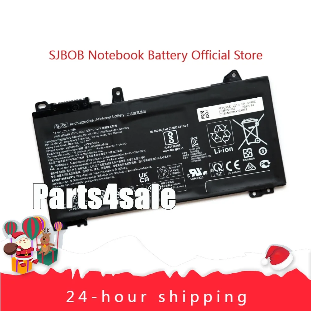 Genuine RF03XL Battery for HP ProBook 455 G7 HSTNN-OB1Q L83685-AC1 L84354-005 Laptop battery