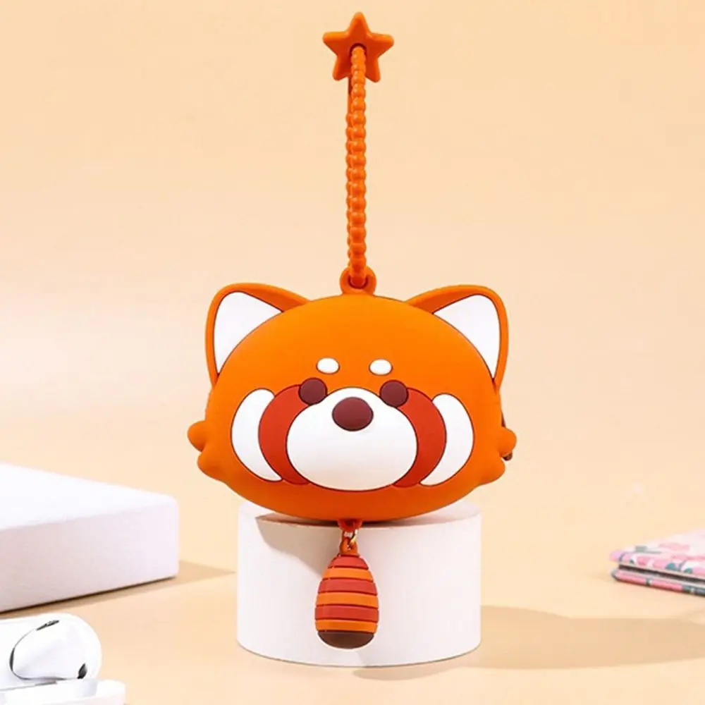 Cartoon Silicone Butter Bear Coin Purse Toys Gift Butter Bear Keychain Zipper Coin Bags