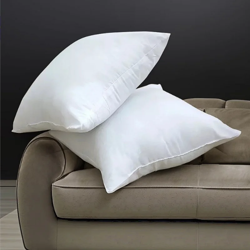 PP Cotton Filled Throw Pillow Insert, Thick Soft Square Cushion Inner, Pillow Core for Sofa Bed Car, **Pillow Cover NOT Included