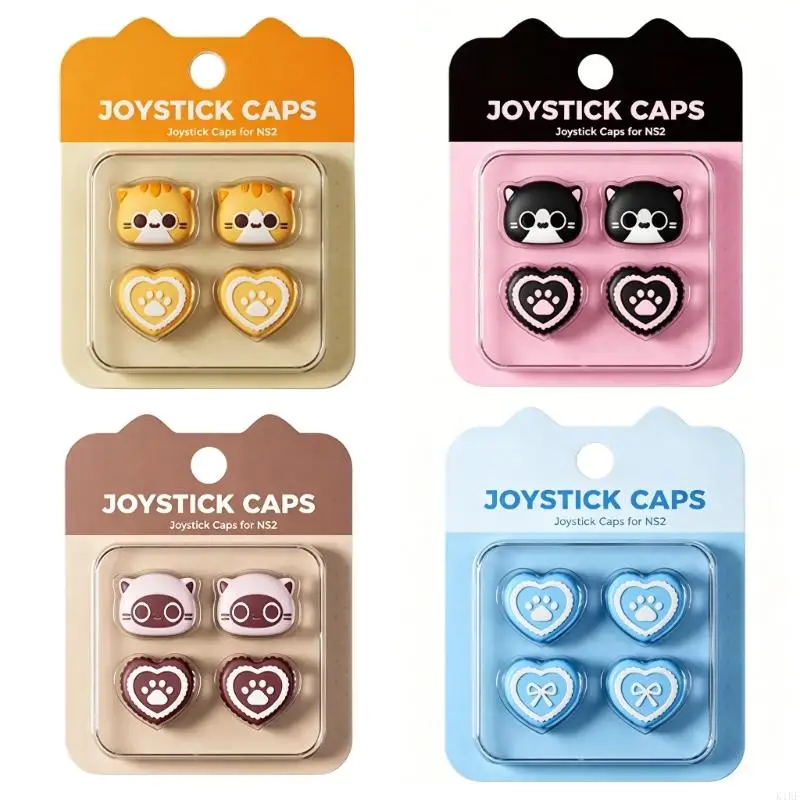 Cartoon Pattern Joystick Cap for NS2 Thumbstick Cap Analog Rocker Cap Controller Thumb Cover K1KF