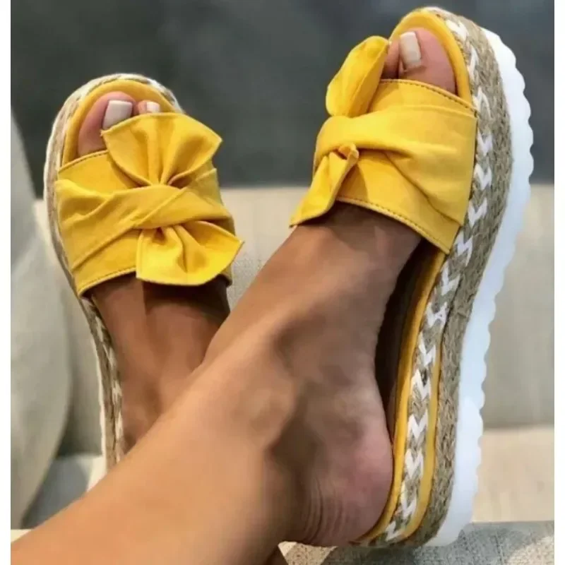 

Сандалии, женские босоножки на каблуке, обувь на танкетке, женские сандалии на платформе, летние тапочки Sandalias Mujer, элегантная летняя обувь