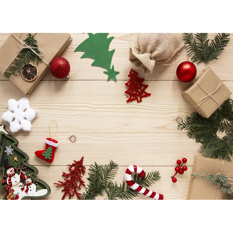 ZHISUXI Christmas Photography Background Snowman Christmas tree Backdrops For Photo Studio Props 21922 ZLDT-24