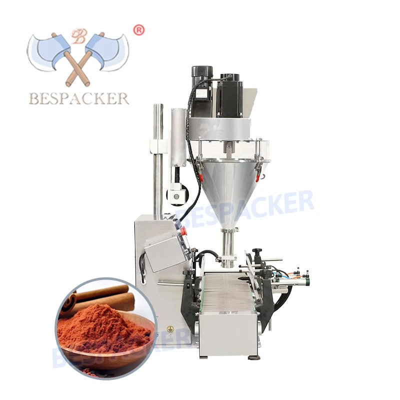 FTC-100 Automatic Auger Screw Filler Chili Coffee Milk Powder Bottle Weighing Powder Filling Machine