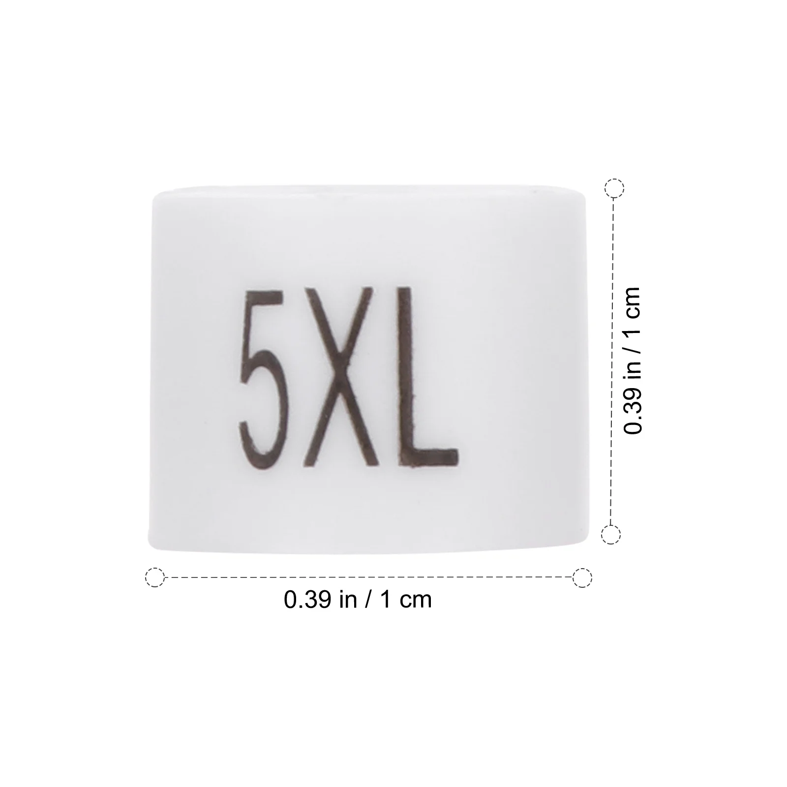 

100Pcs Plastic Clothes Hanger Size Markers White Color-Coding Size Tags Garment Organizer Kit Color-Coding Sizes Tags