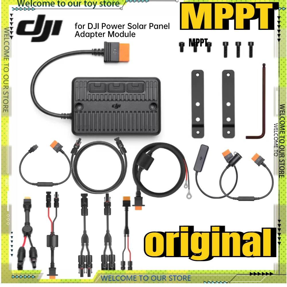 Original for DJI Power Solar Panel Adapter Module (MPPT) DJI Power 1× XT60 Input Power Wireless Connection Module/Charging Cable